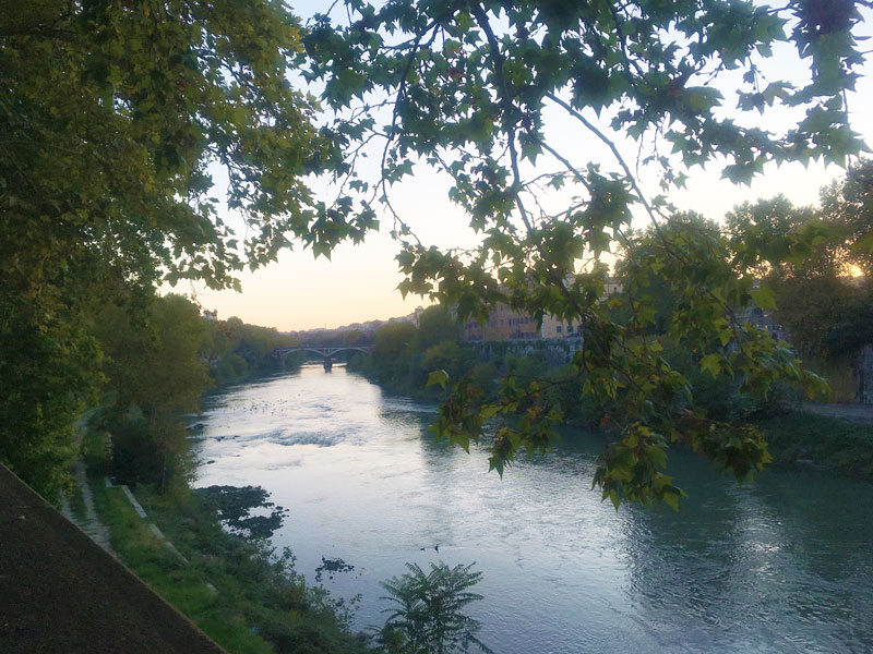 Fluss in Rom